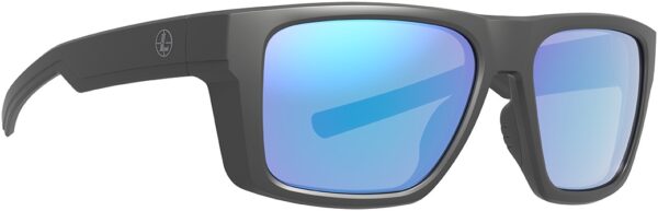 Leupold Skyline Shooting Glasses – Matte Black, Blue Mirror