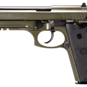 Taurus PT92 9mm 5-inch OD Green Hogue Grips 2 Mags
