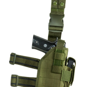 NCStar CVDLHOL2954G Drop Leg Holster — Green Right Hand