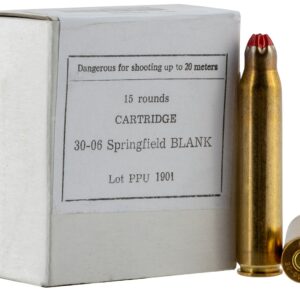 Prvi PPU PPB3006 .30-06 Blank Ammo — 15 Rnds