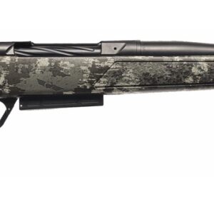 Christensen Arms 801-15041-01 Evoke Hunter 30-06 Springfield 4+1 22″ Black Cerakote Threaded Barrel, Receiver & Forend w/Picatinny Rail, Brush Camo Fixed Synthetic Stock