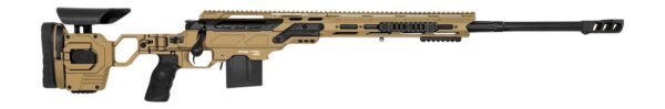 194436 Cadex Inc CDX33LITE33827BR30I2D3 CDX-33 Lite 338 Lapua Mag 5+1 27″ Black DLC Fluted Threaded Barrel, Hybrid Tan Cerakote Receiver w/Picatinny Rail, M-LOK Handguard, Adjustable Folding Hybrid Tan Butts