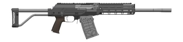 195004 JTS M12AK-LWH AK 12GA 5R SKEL STOCK