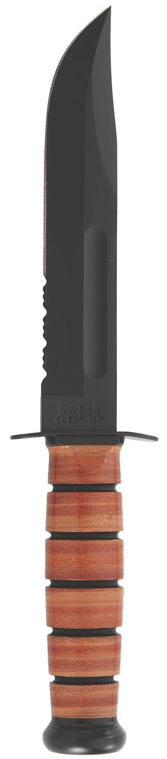 20694 Ka-Bar USMC Fighting/Utility Knife 7″ Part Serrated