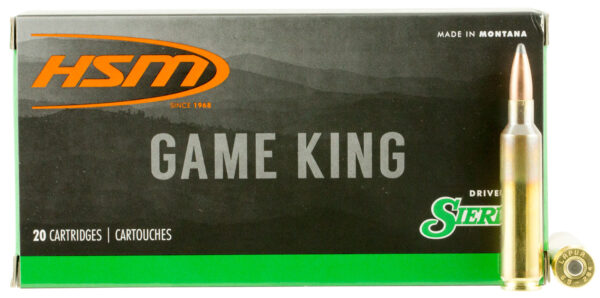 HSM 6.5×284 Norma 140 gr Sierra GameKing SBT – 20rd Box