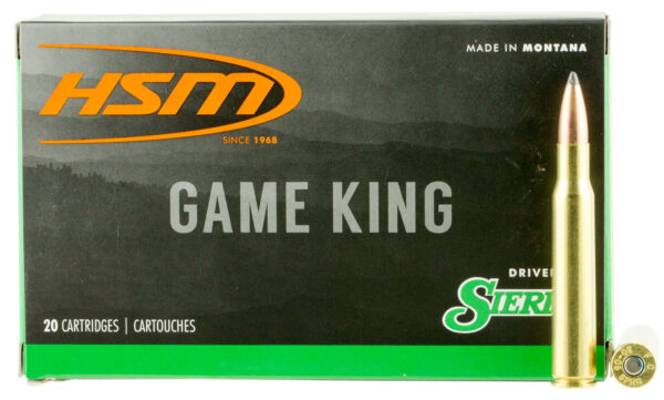 20908-1 HSM 25-06 REM 117gr GameKing – 20rd Box