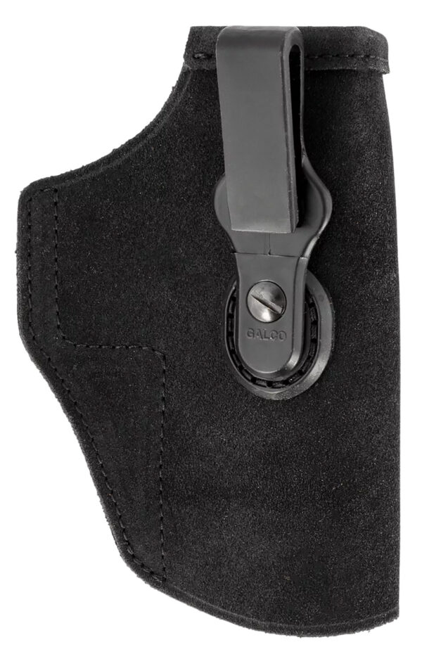 2307 Galco TUC634B Tuck-N-Go 2.0 IWB Black Leather UniClip/Stealth Clip Fits Kimber Solo/S&W M&P Bodyguard w/CT Laser Ambidextrous