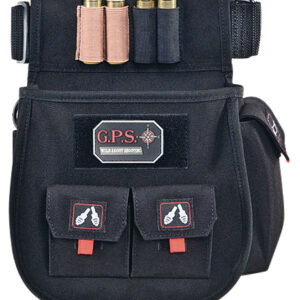 GPS Deluxe Double Shell Pouch w/ 30-52″ Waist Belt – Black