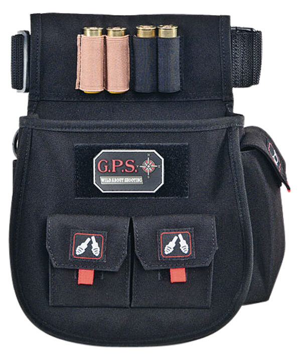 2323 GPS Deluxe Double Shell Pouch w/ 30-52″ Waist Belt – Black