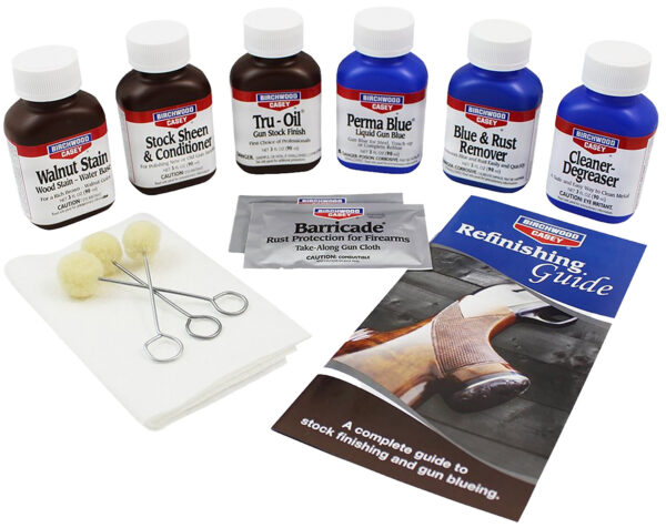 Birchwood Casey Deluxe Perma Blue & Tru-Oil Finishing Kit