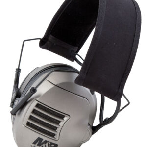 M&P Alpha Electronic Earmuff — 23 dB NRR, Gray/Black