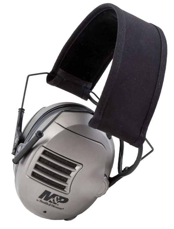 23939 M&P Alpha Electronic Earmuff — 23 dB NRR, Gray/Black