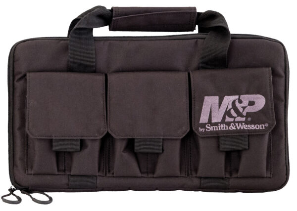 23945 M&P Pro Tac Handgun Case Double – Black Nylon (Holds 2)