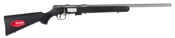 Savage Arms 94700 93 FVSS Full Size 22 WMR 5+1 21″ Matte Heavy Barrel, Matte Drilled & Tapped Stainless Steel Receiver, Matte Black Fixed Synthetic Stock, Right Hand