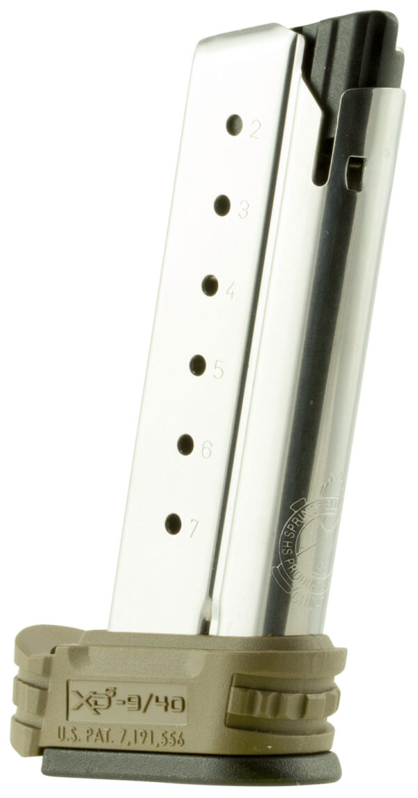 Springfield Armory XD-S 7rd .40 S&W Magazine FDE Sleeve