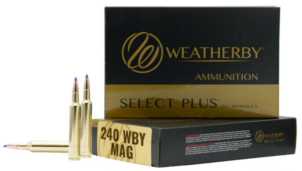 24417 Weatherby Select Plus 240 Wby Magnum 80gr Barnes TTSX, 20rd