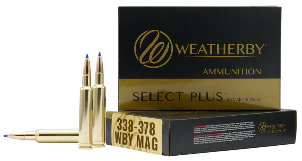 24426 Weatherby Select Plus 338-378 Wby Mag 225gr Barnes TTSX 20rd