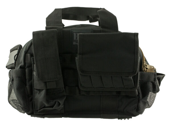 25229 Bulldog Tactical Range Bag w/ MOLLE Mag Pouches – Black