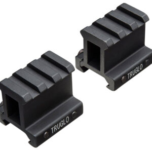 Truglo 2-Piece Picatinny Riser Mount 1″ Rise