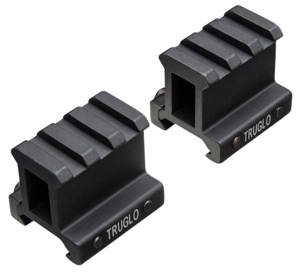 Truglo 2-Piece Picatinny Riser Mount 1″ Rise
