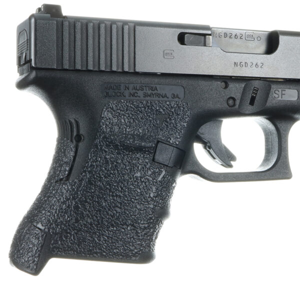Image Created by Iconasys Shutter Stream Talon Armament 107R Adhesive Grip – Glock 29SF/30SF/30S/36 Gen3