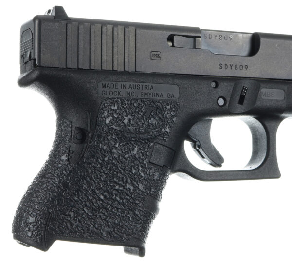 Image Created by Iconasys Shutter Stream Talon Armament 116R Adhesive Grip for Glock 26/27/28/33/39 Gen4