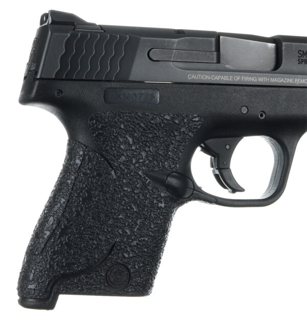 Image Created by Iconasys Shutter Stream Talon Grips 705R Adhesive Grip Textured Black for S&W M&P Shield 9,40