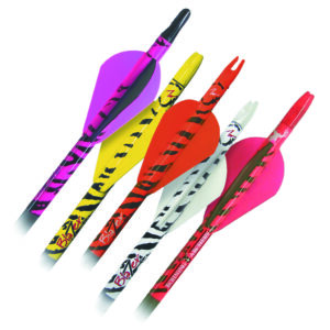 Bohning Blazer Arrow Wraps Yellow Tiger 4 in. 13 pk.
