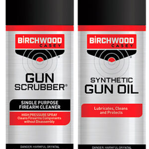 Birchwood Casey Gun Scrubber & Synthetic Gun Oil 1.25 fl oz, 2-Pack