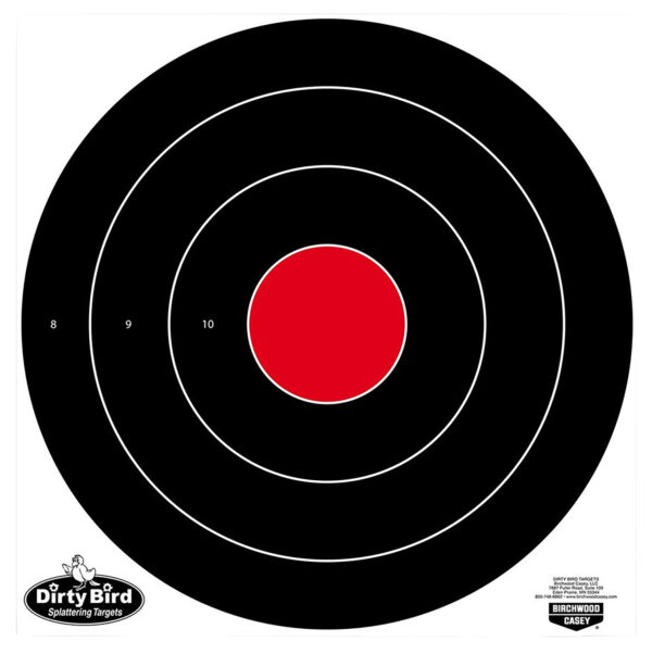 Birchwood Casey Dirty Bird 17.25″ Bull’s-Eye 5-Pack