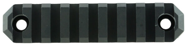 30190 GrovTec 3.8″ 9-Slot M-LOK Picatinny Rail, Black Anodized