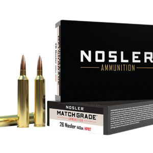 Nosler 26 Nosler 140gr Match Grade CC HPBT 20rd