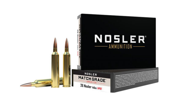 Nosler 26 Nosler 140gr Match Grade CC HPBT 20rd
