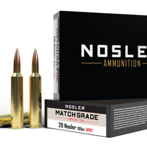 Nosler Match Grade 28 Nosler 168gr HPBT — 20 Rounds