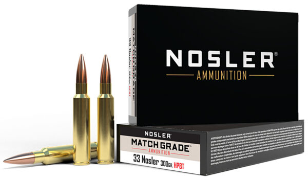 30233 Nosler Match Grade 33 Nosler 300gr HPBT – 20rd Box