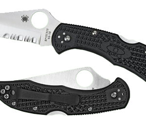 Spyderco Delica 4 C11SBK — 2.88in Serrated VG-10 Knife