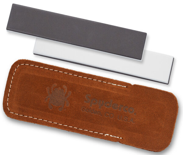 Spyderco 303MF Double Stuff Ceramic Sharpening Stone, Medium/Fine