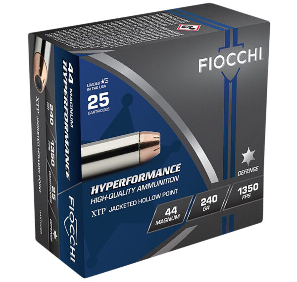 Fiocchi .44 Mag 240gr XTPHP 25-Round Box