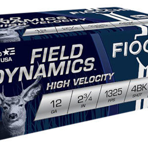 Fiocchi 12GA 2.75 in #4 Nickel-Plated Buckshot – 10rd