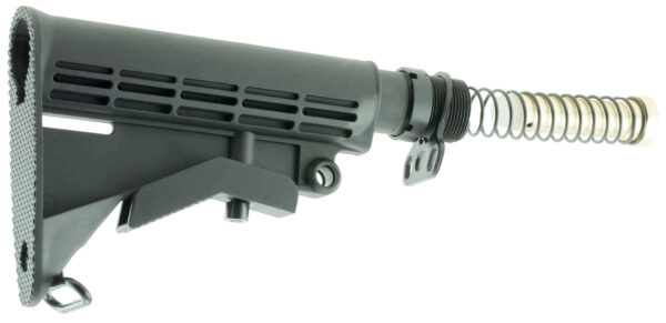 34698 Aim Sports ARSTKCC Mil-Spec Black Synthetic 6 Position Collapsible M4 for AR-Platform