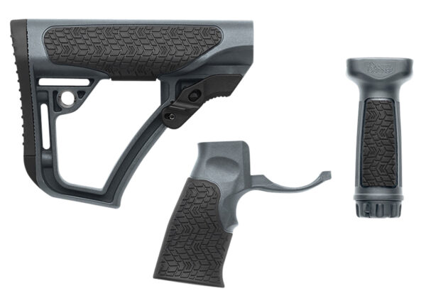 3474 Daniel Defense AR-15 Furniture Set Tornado Grey