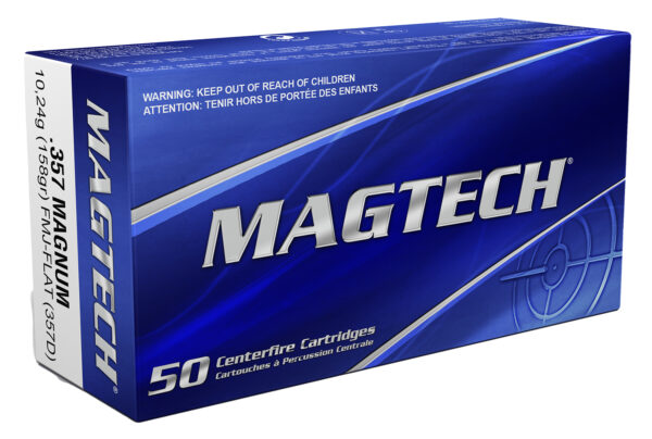 Magtech 357D .357 Magnum 158gr FMJ Flat — 50 Rounds