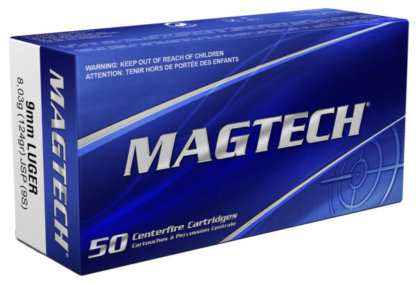 34830 Magtech 9mm Luger 124gr JSP 50rd