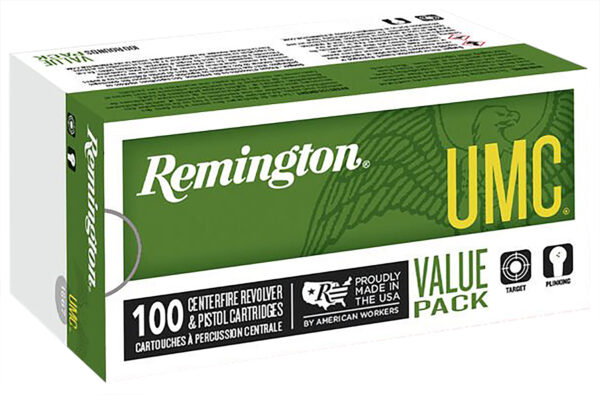 34883 Remington UMC .38 Special +P 125gr SJHP – 100rd Pack