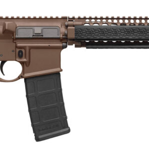 Daniel Defense 0208815126055 DDM4 M4A1 *CA Compliant 5.56x45mm NATO 14.50″ 10+1 Mil-Spec Brown Cerakote 6 Position w/SoftTouch Overmolding Stock