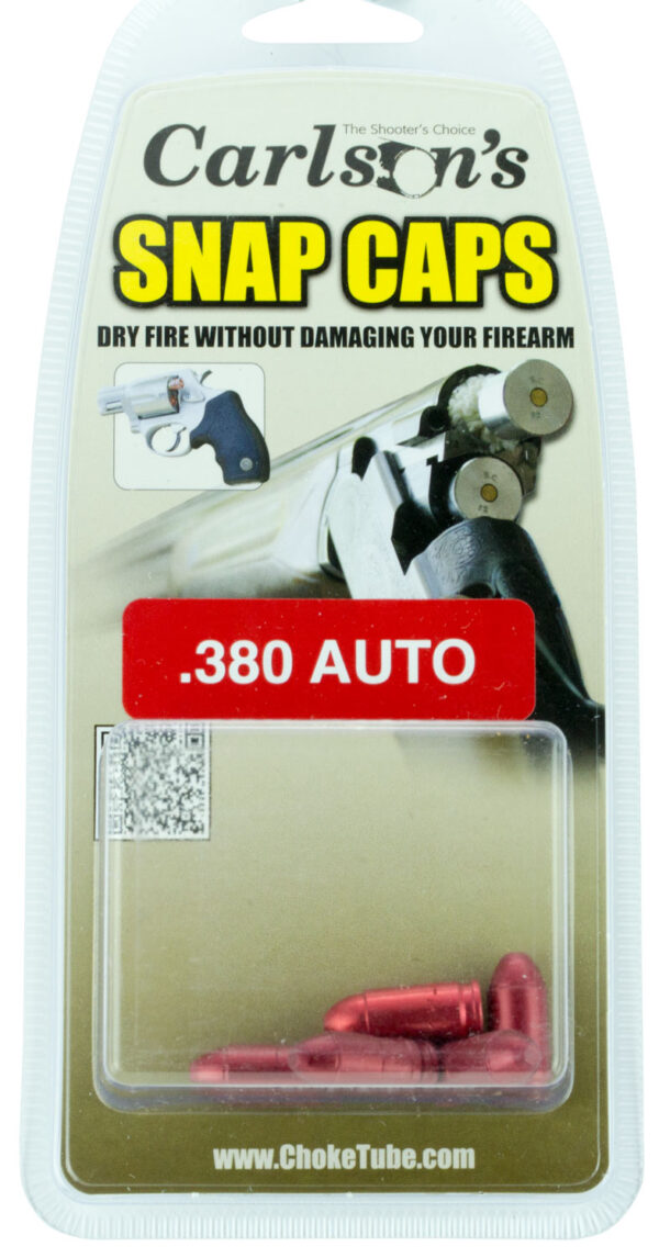 35393 Carlsons Snap Caps .380 ACP Aluminum 5-Pack