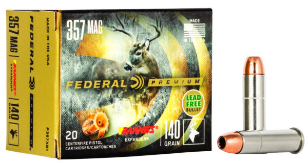 Federal Premium P357XB1 .357 Mag 140 gr Barnes Expander, 20rd