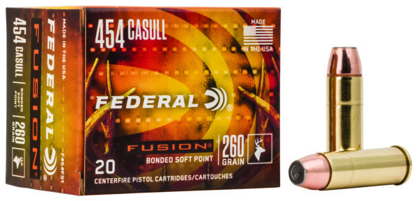 Federal Fusion .454 Casull 260gr Fusion SP 20rd