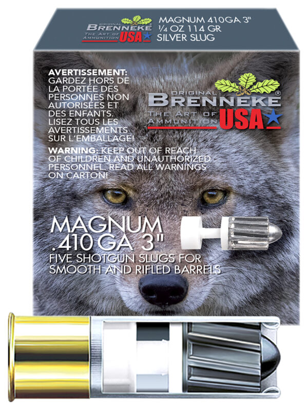 37898 Brenneke Magnum Slug .410 Bore 3in 1/4oz 5rd