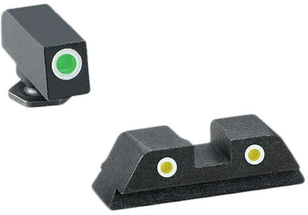 AmeriGlo GL115 Classic Tritium 3-Dot Sight Set for Glock
